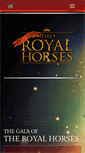 Mobile Screenshot of galaoftheroyalhorses.com